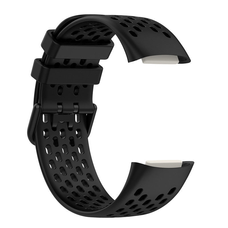 Fitbit Charge 5 Nero Cinturino Leggero in Silicone Traspirante