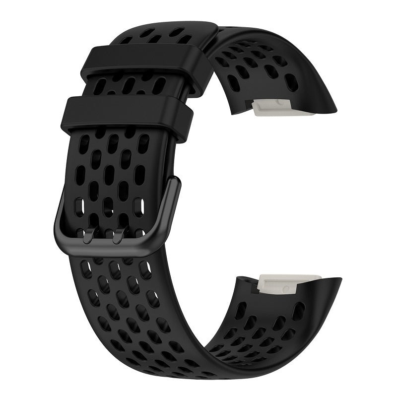 Fitbit Charge 5 černý lehký silikonový řemínek prodyšný