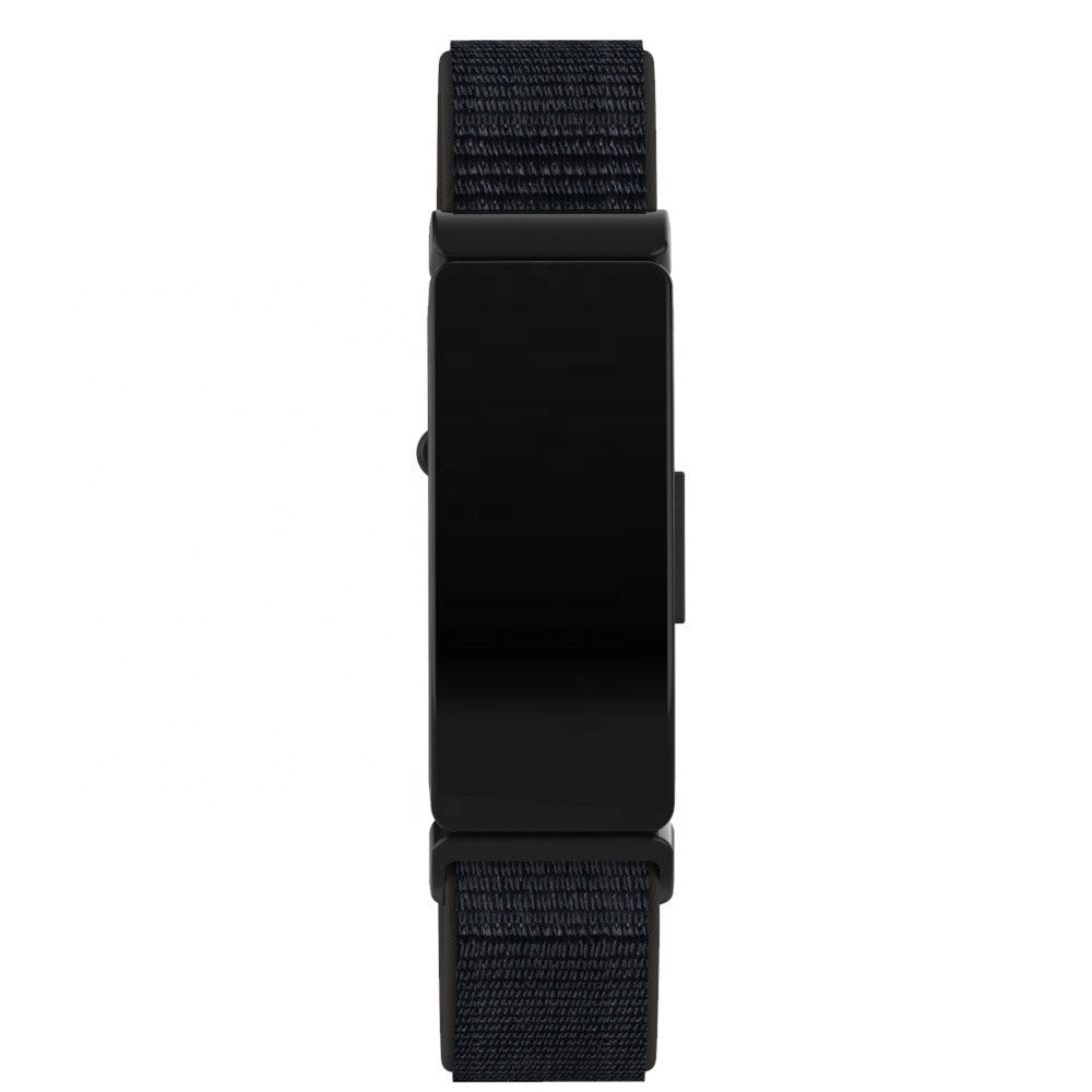 Black Nylon Wrist Strap For Fitbit Inspire HR And Inspire 2