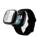 Sort beskyttelsesetui til Fitbit Sense smartwatch-tilbehør