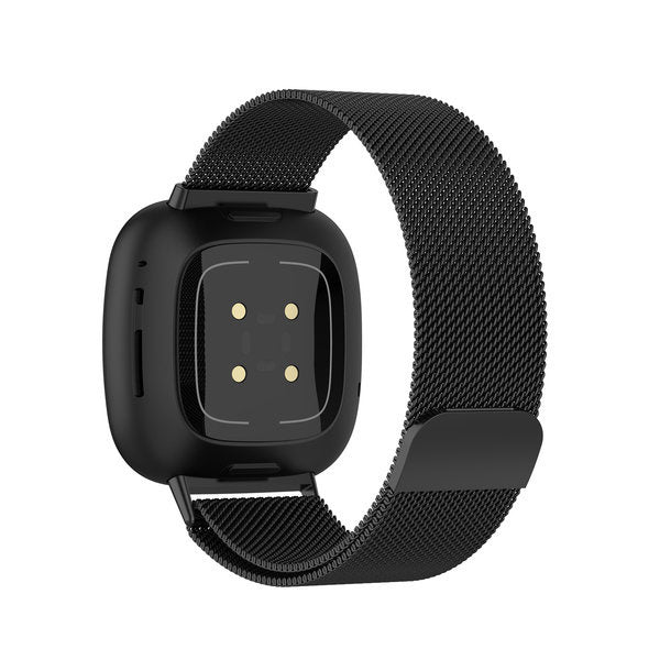 Fitbit Sense Milanese Strap In Black Accessory For Smartwatch