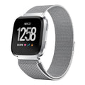 Sølv Milanese Rem til Fitbit Versa og Versa 2