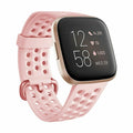 Fitbit Versa Armband, passend für Versa 2, aus atmungsaktivem pinkfarbenem Silikon