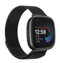 Cinturino Milanese Nero Premium per Fitbit Versa 4