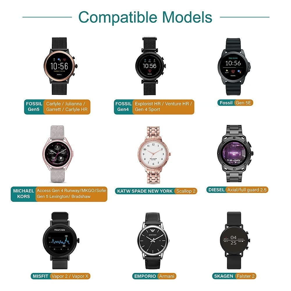 Fossil USB Charging Cable For Gen 4 Smartwatches, Gen 5, And Gen 6