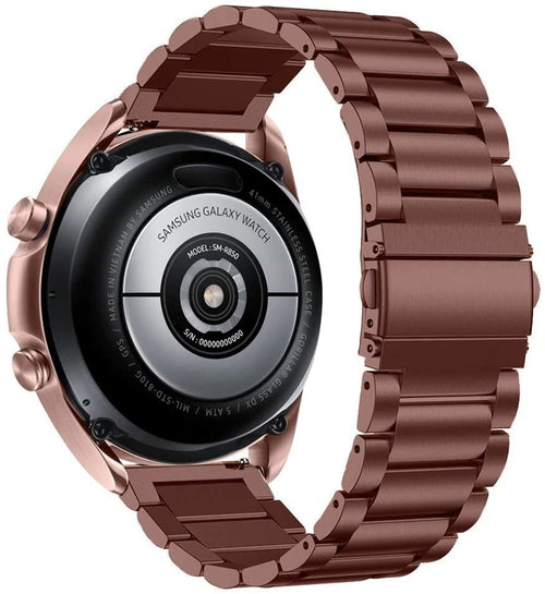 Bronze Gold Link Strap For Samsung Galaxy Watch 3 41mm