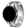 Edelstahlarmband für Samsung Galaxy Watch 6 Classic 47mm Silber und Schwarz