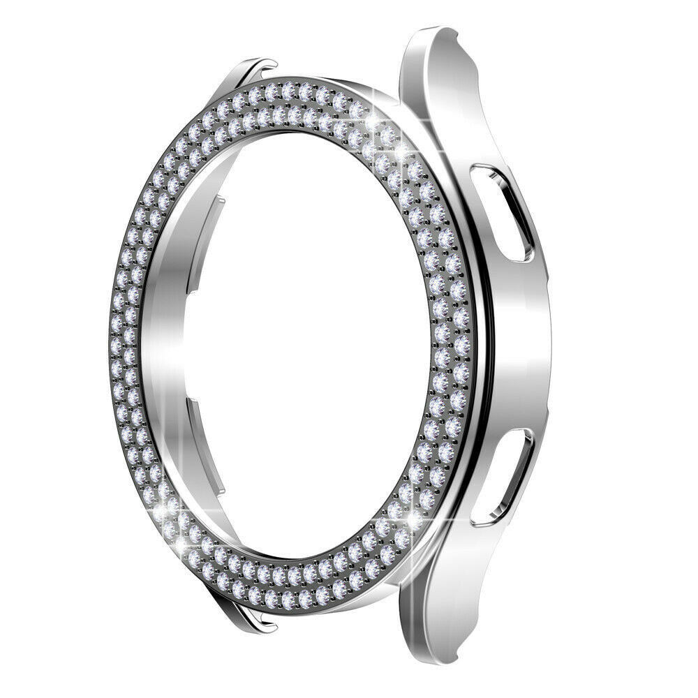 Samsung Galaxy Watch 4 40mm Silver Diamond Accent PC Case