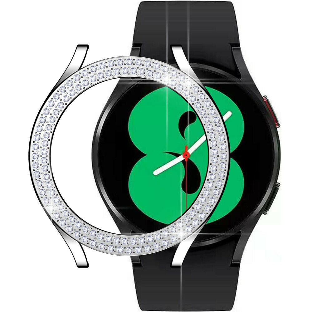 Samsung Galaxy Watch 4 40mm Silver Diamond Accent PC Case