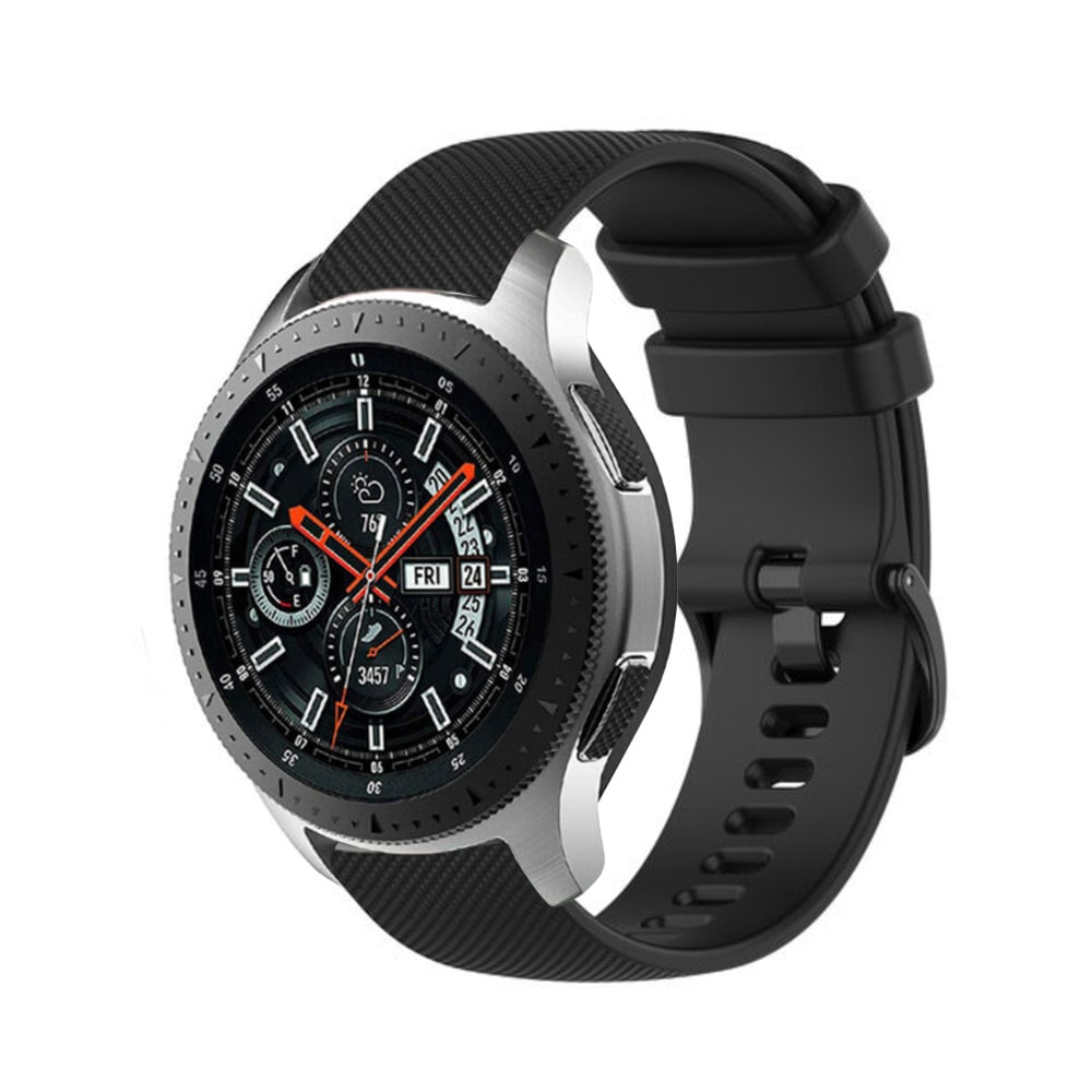 Samsung Galaxy Watch 46mm Black Premium Silicone Strap