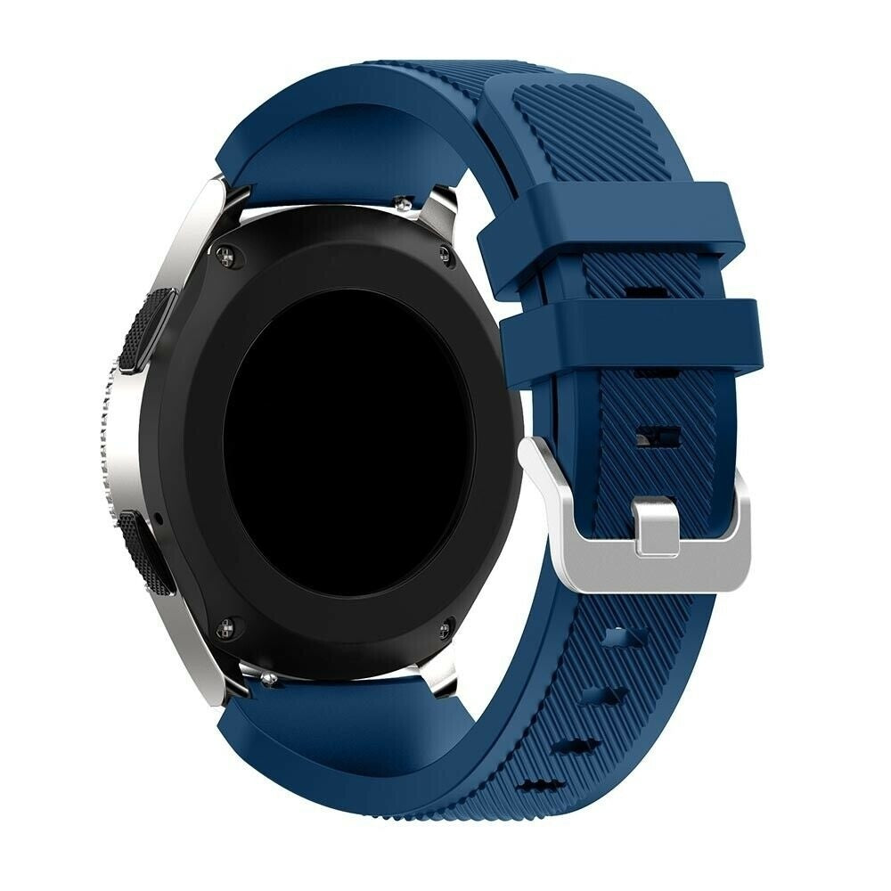Cinturino in silicone blu scuro per Samsung Galaxy Watch 46mm