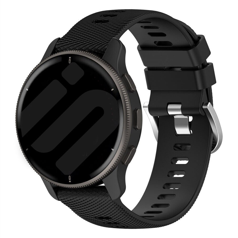 Garmin Venu 2 Schwarzes Silikon Ersatz-Uhrenarmband
