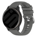 Garmin Vivoactive 4 Uhr mit grauem Silikonarmband für den täglichen Gebrauch und Sport