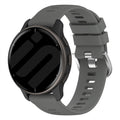Náhradní silikonový řemínek Garmin Forerunner 245 v tmavě šedé barvě