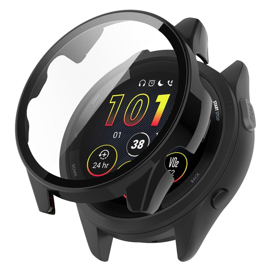 Garmin Forerunner 265 Black Glass Display Protective Case