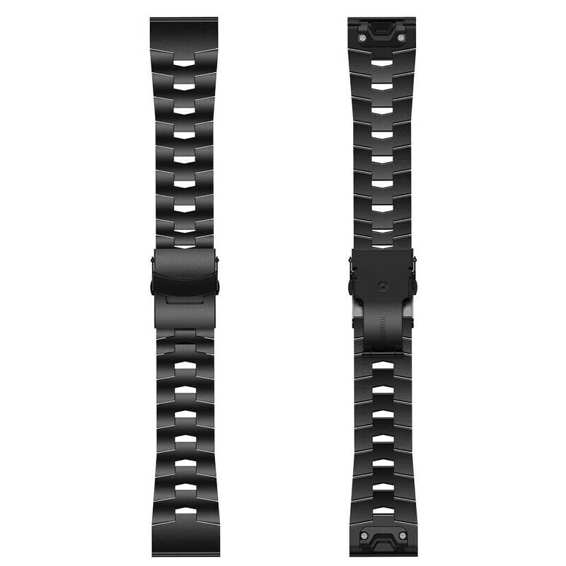 Garmin Fenix 5 Plus und Fenix 6 Pro schwarzes Titanarmband