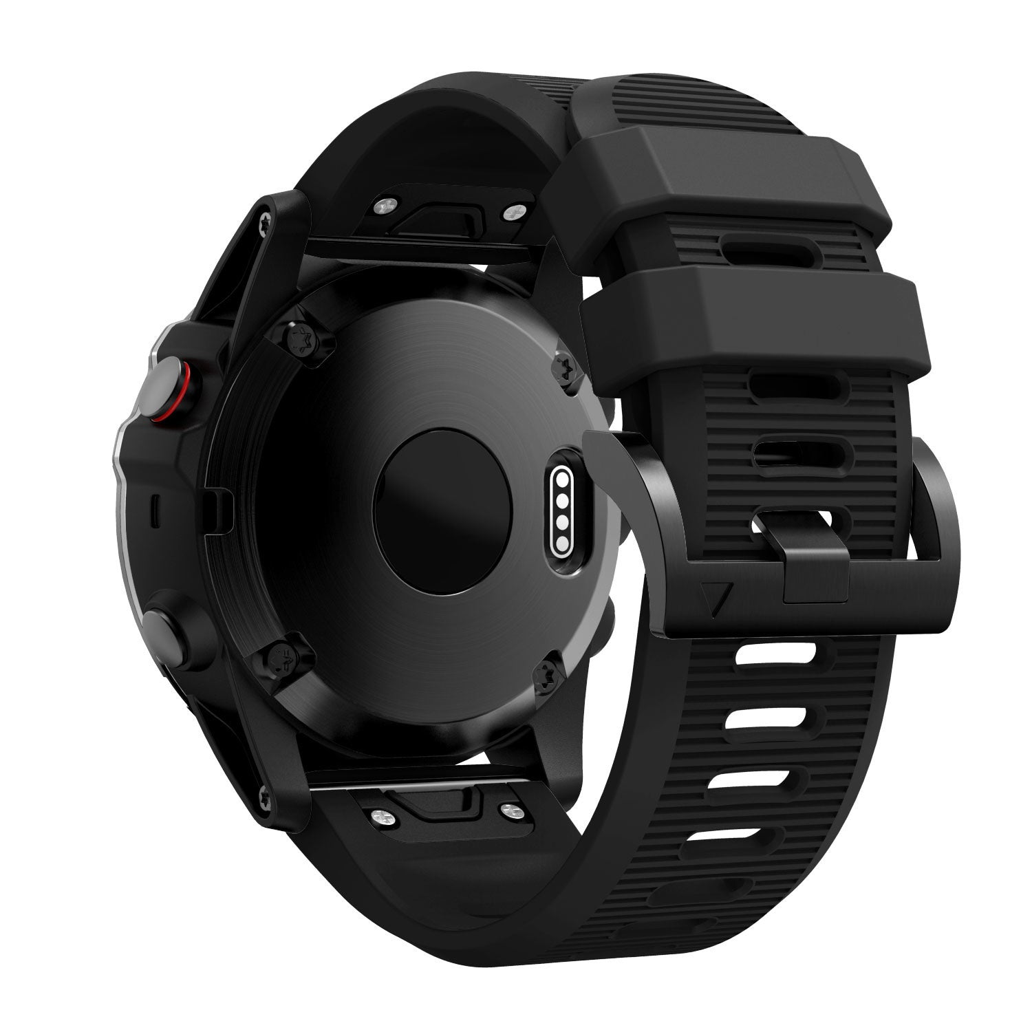 Garmin Fenix silikonarmband för Fenix-serien svart rem