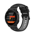 Cinturino sportivo nero grigio per Garmin Forerunner 735XT
