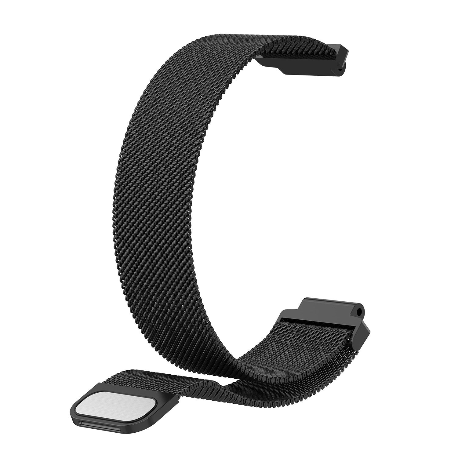 Řemínek na hodinky Garmin Forerunner 735XT Milanese v černé barvě
