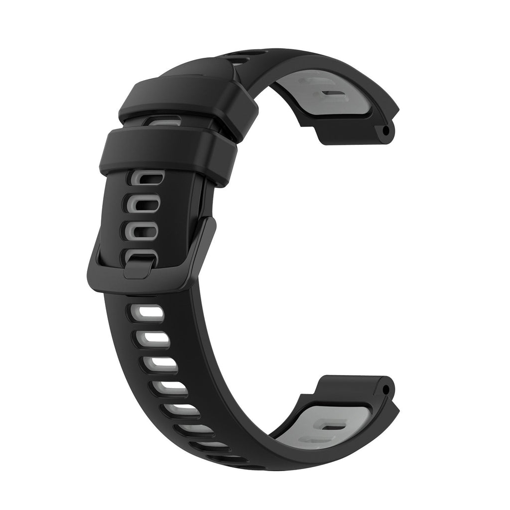 Cinturino sportivo nero grigio per Garmin Forerunner 735XT