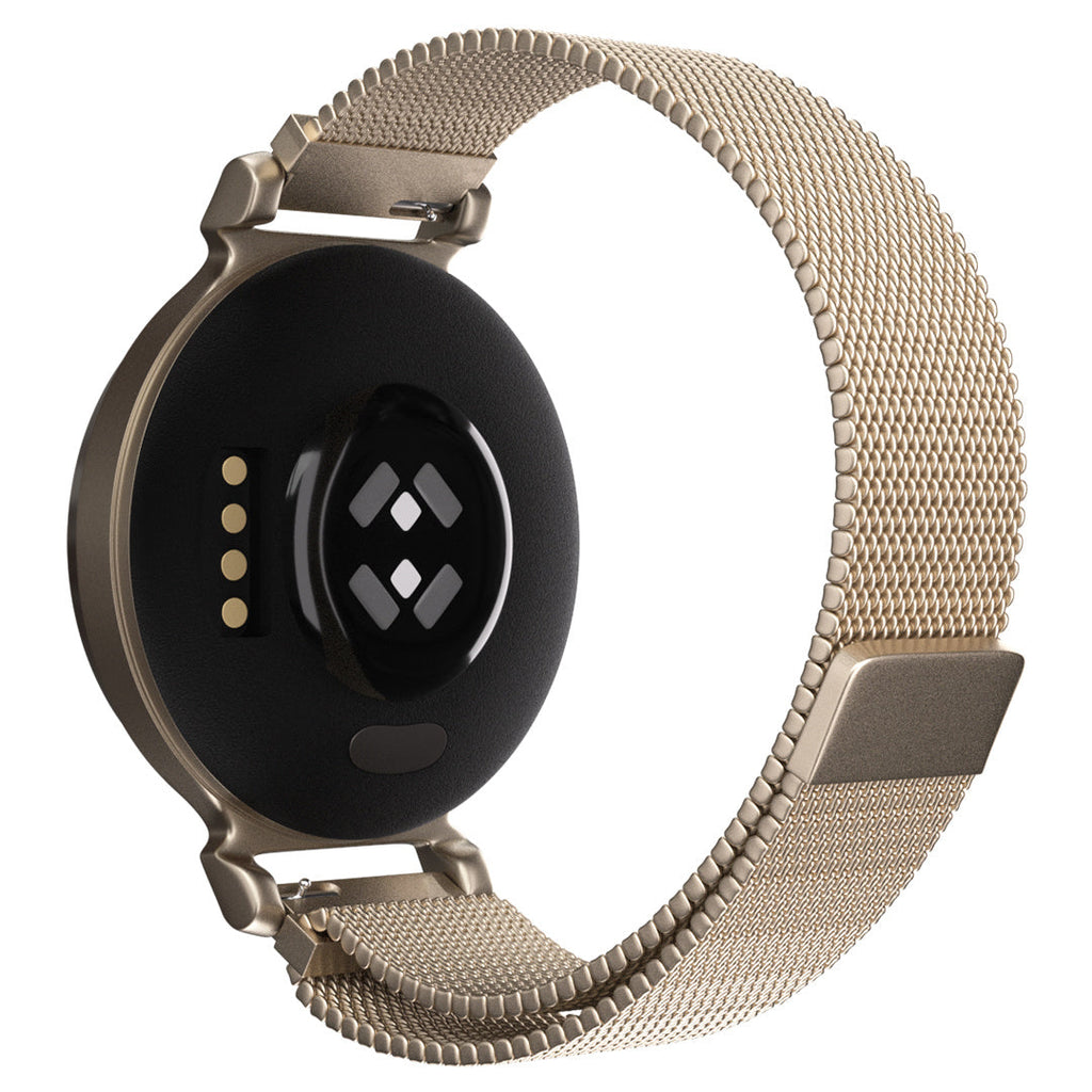 Champagne Gold Milanese Strap For Garmin Lily 2 Smartwatch
