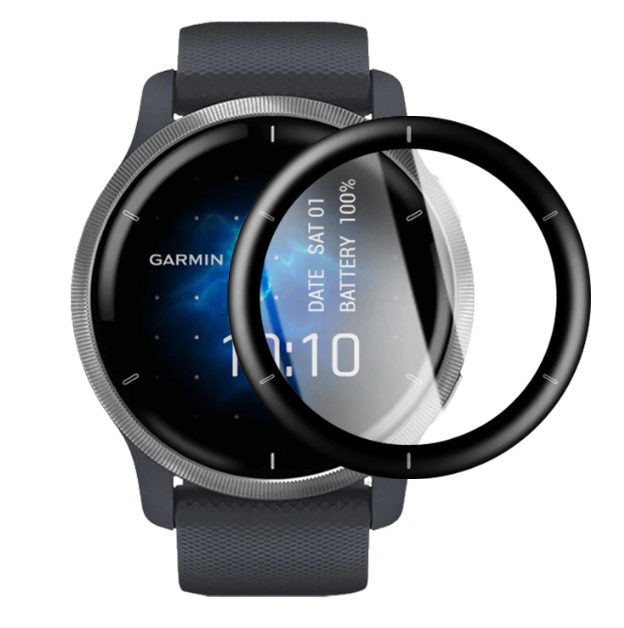 Protector de pantalla de cobertura total Garmin Venu 2 para pantalla