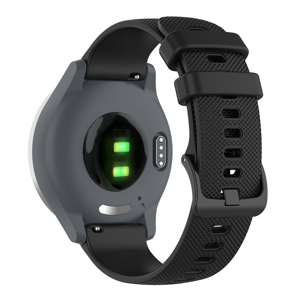 Univerzální silikonový řemínek 18 mm s rychloupínacím zapínáním pro hodinky