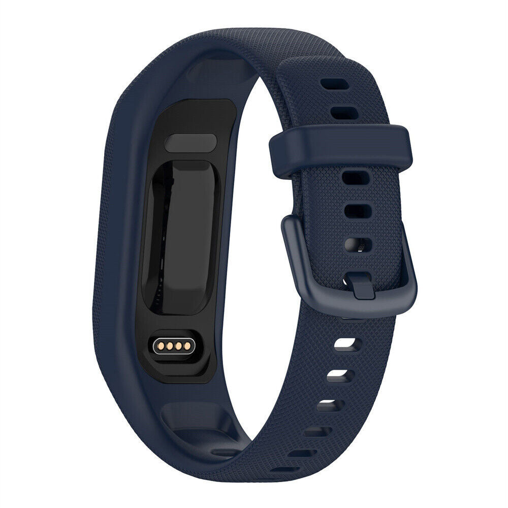 Correia de Substituição em Silicone Azul Escuro para Garmin Vivosmart 5