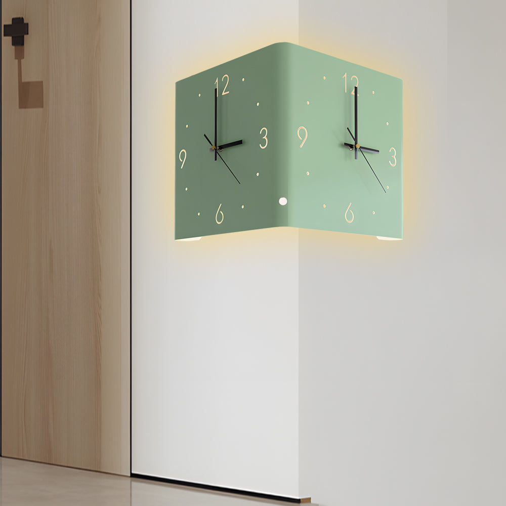 Minimalist Backlit Clock Fixture | Ormexis