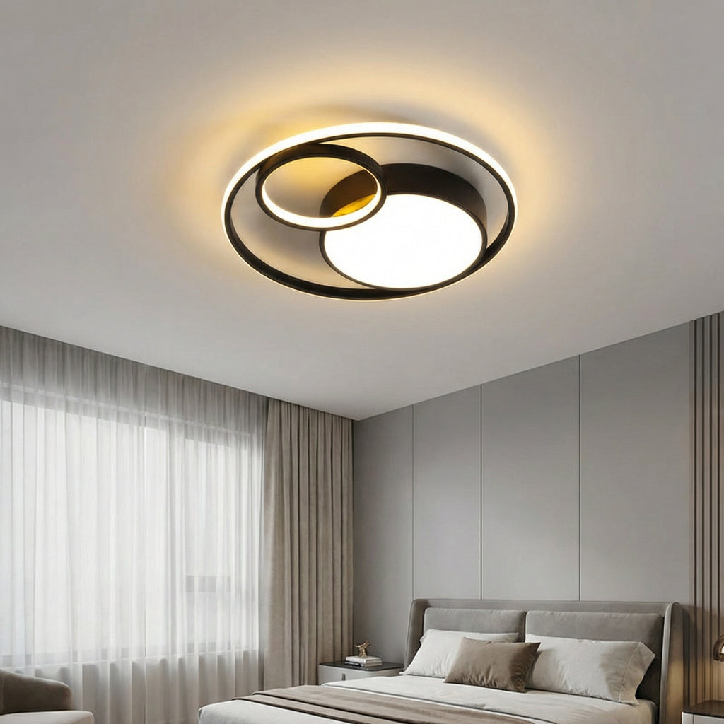 Svart kalebassformad LED-taklampa | Ormexis