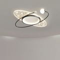Plafonnier LED ovale en forme d’étoile et d’orbite | Ormexis