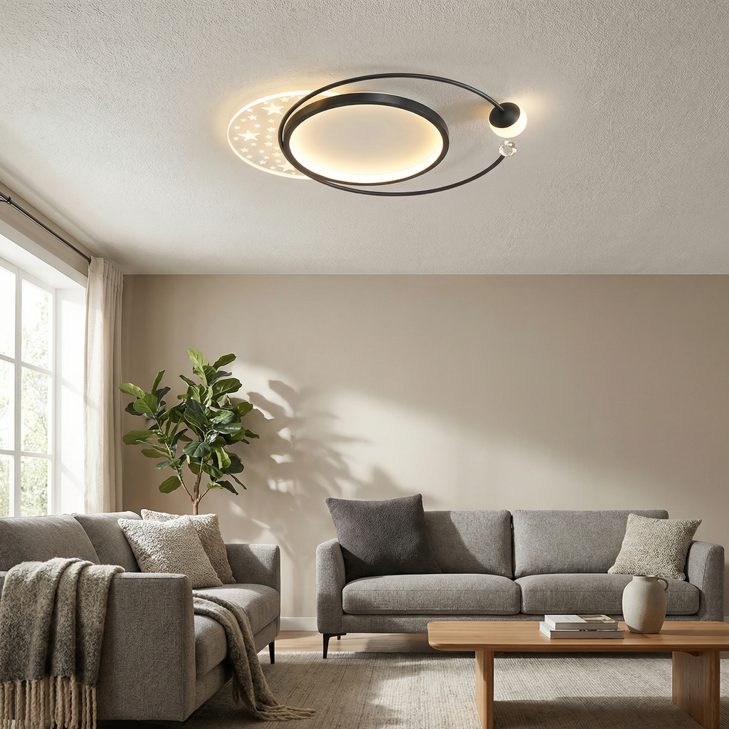 Sferyczna orbita – lampa sufitowa LED 52 cm | Ormexis