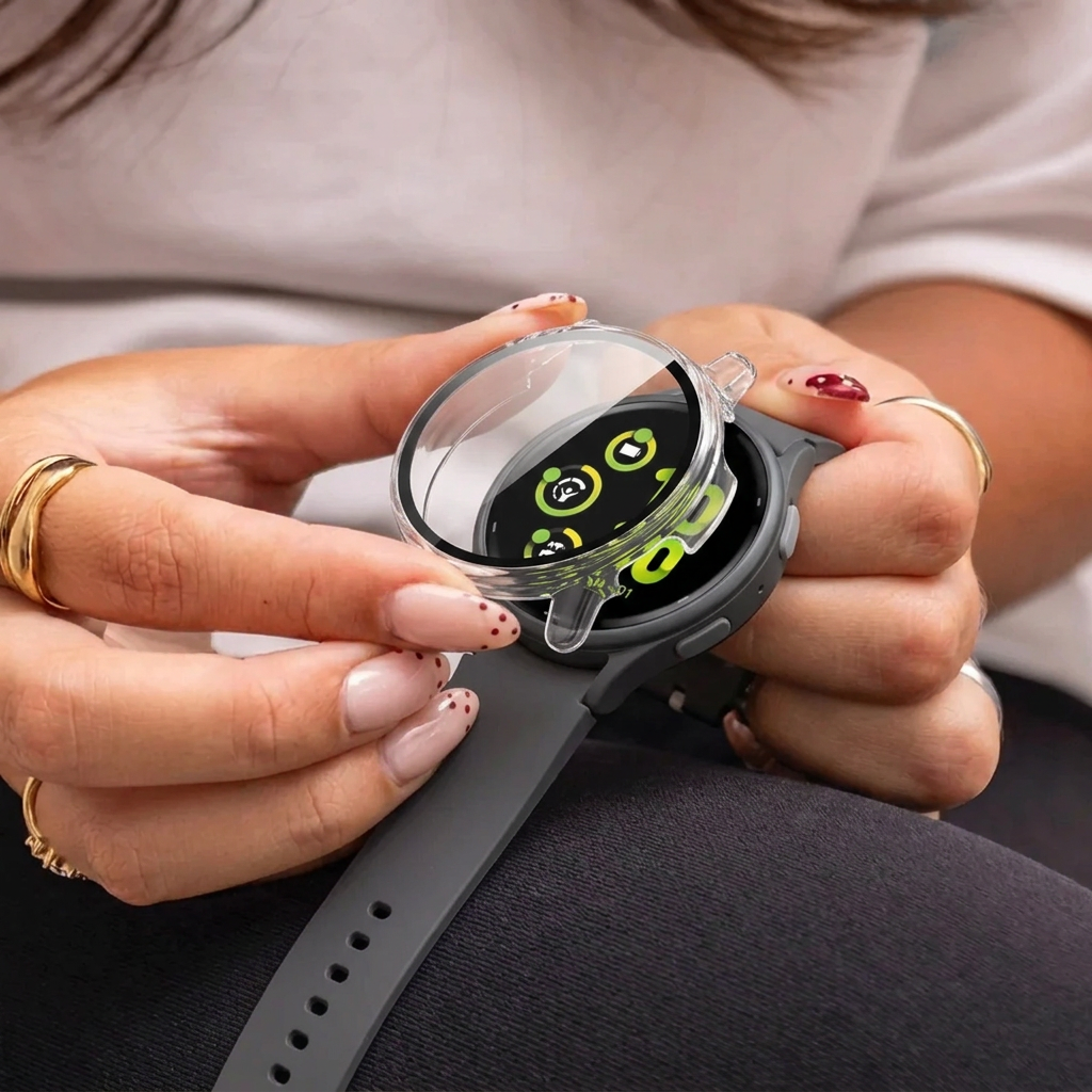 Garmin Vivoactive 5 skyddsfodral med klart glasöverdrag