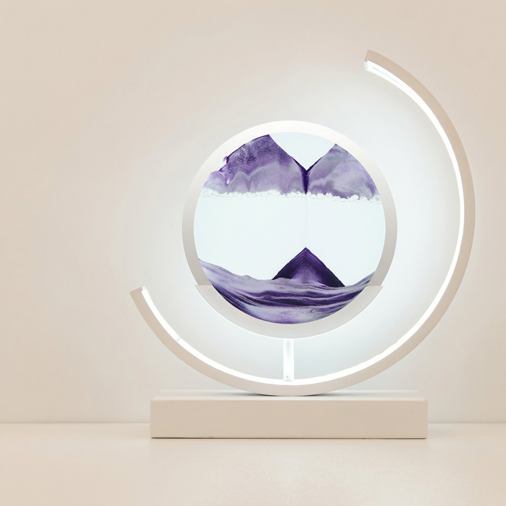 Lampe de table artistique 3D à sables mouvants | Ormexis