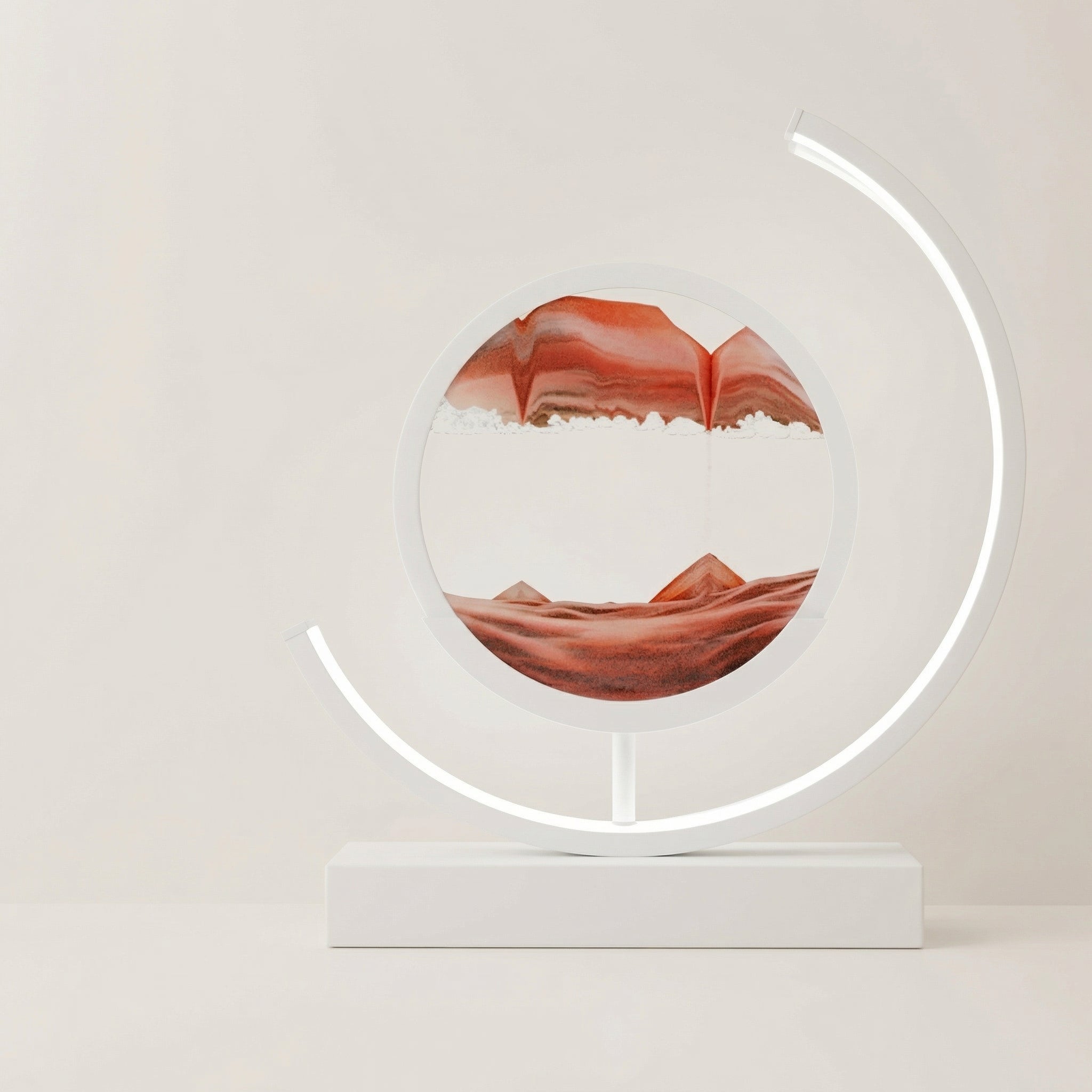 Lampe de table artistique 3D à sables mouvants | Ormexis