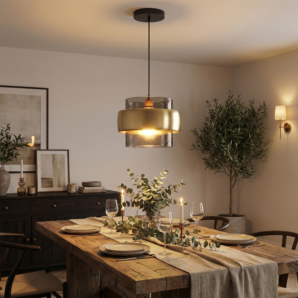 Minimalistický lustr Nordic Glass | Ormexis