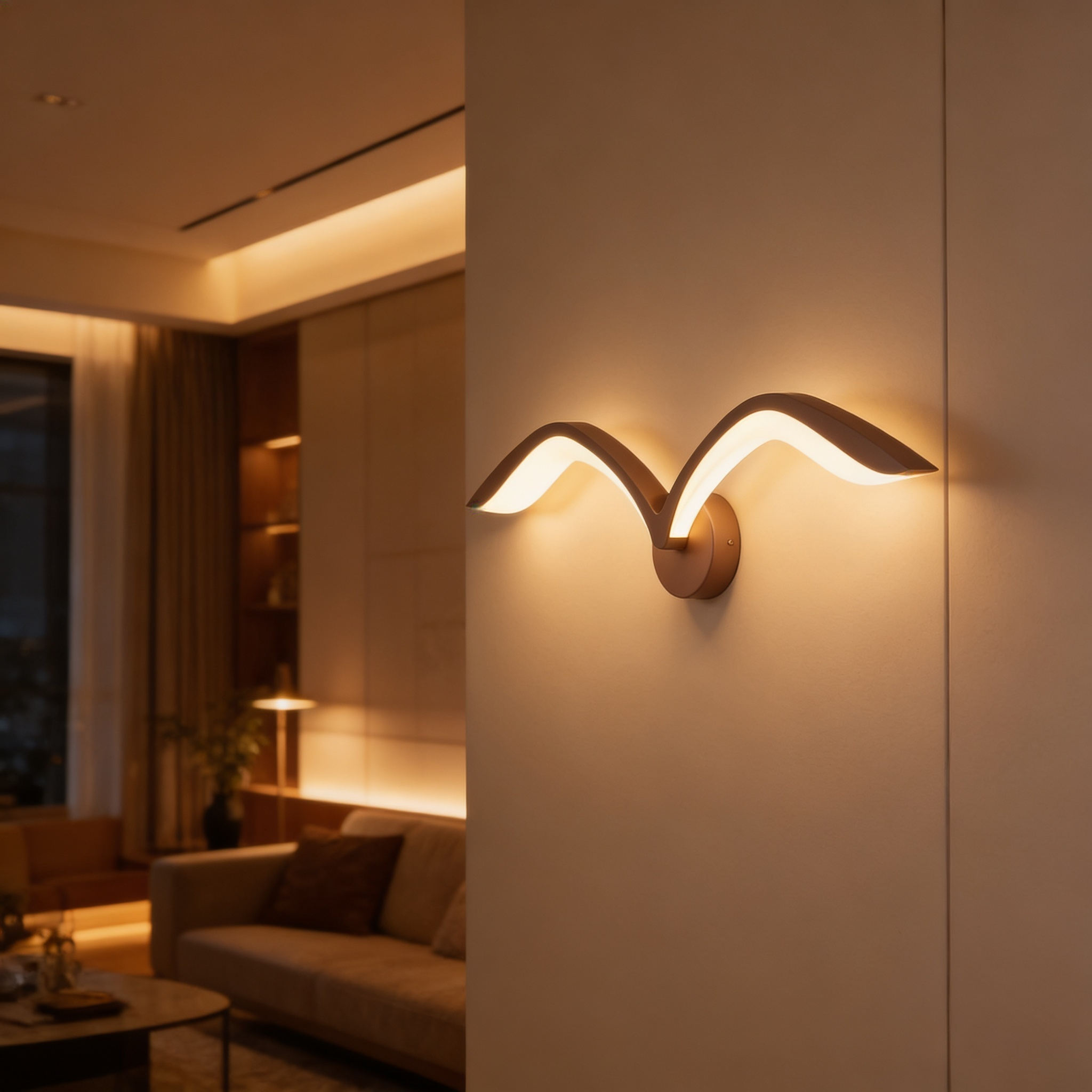 Lampă de perete LED Nordic Seagull | Ormexis