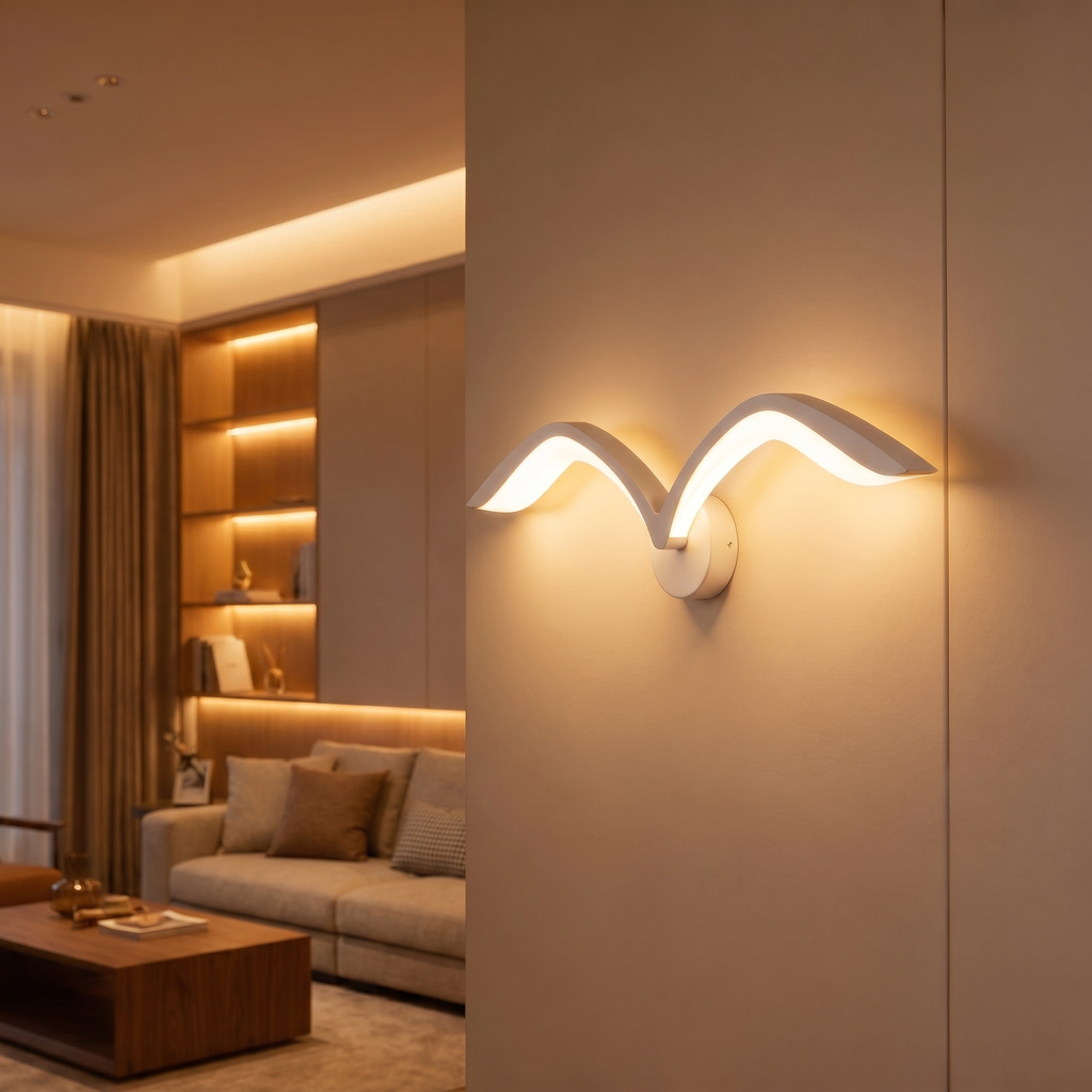 Lampă de perete LED Nordic Seagull | Ormexis