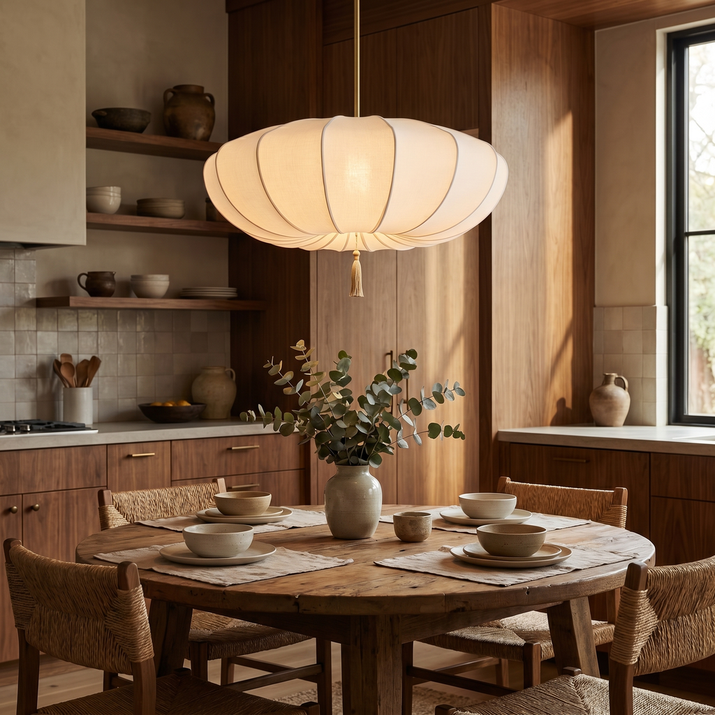 Nordic French Fabric Chandelier | Ormexis
