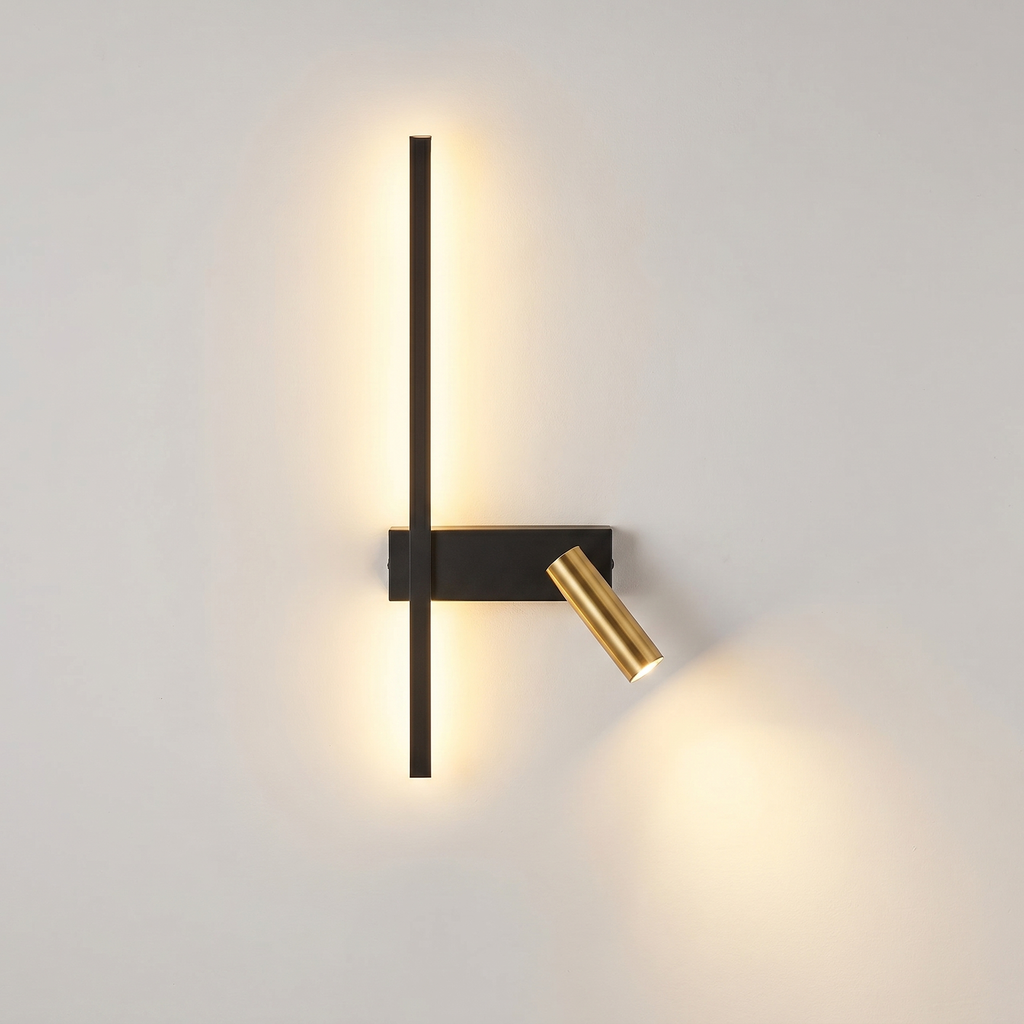 Moderne minimalistische led-wandlamp | Ormexis