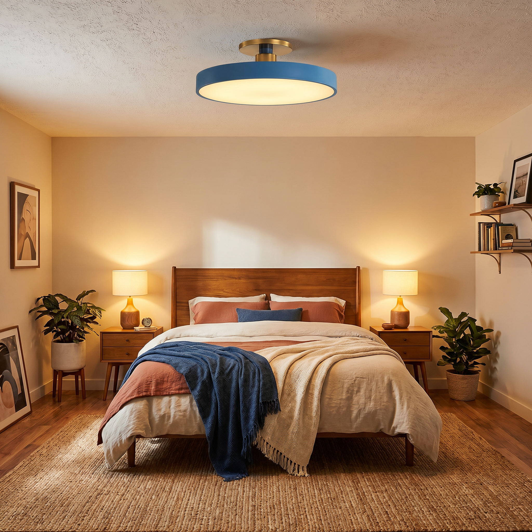 Plafonnier LED nordique coloré | Ormexis