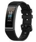 Bracelet en silicone noir pour remplacement du bracelet Huawei Band 3/4 Pro