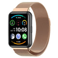 Příslušenství k Huawei Watch Fit 2 s růžově zlatým milánským řemínkem
