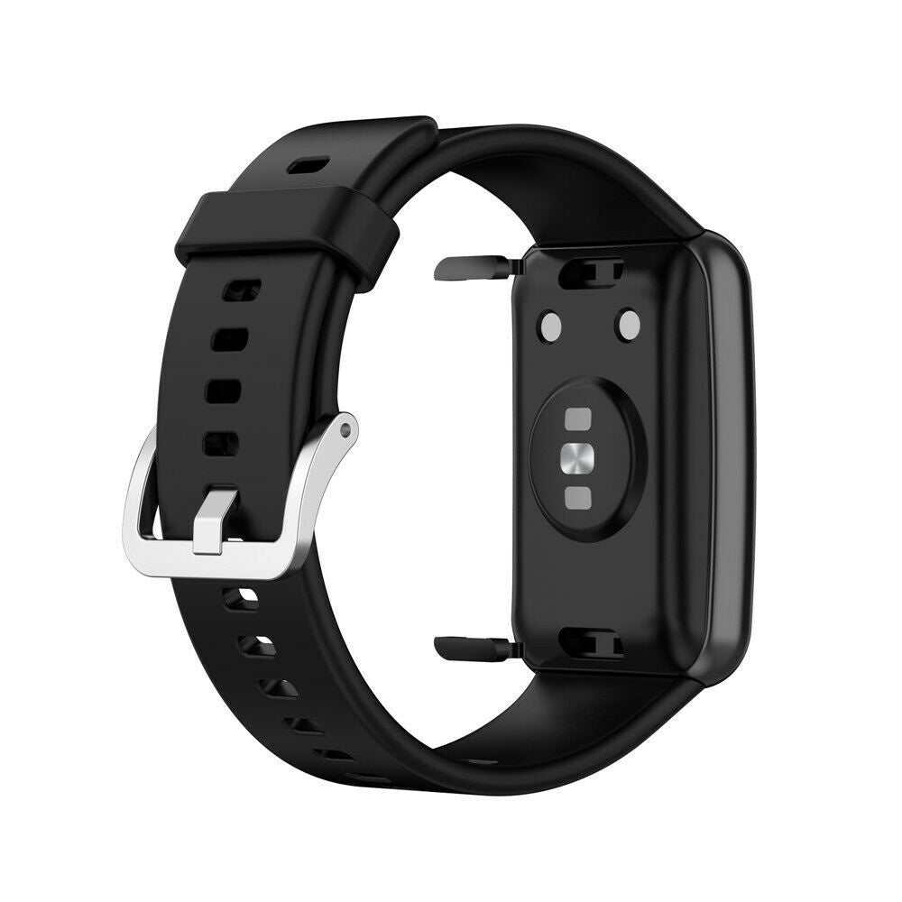 Pulseira de Silicone Preta Huawei Watch Fit para Huawei Watch Fit