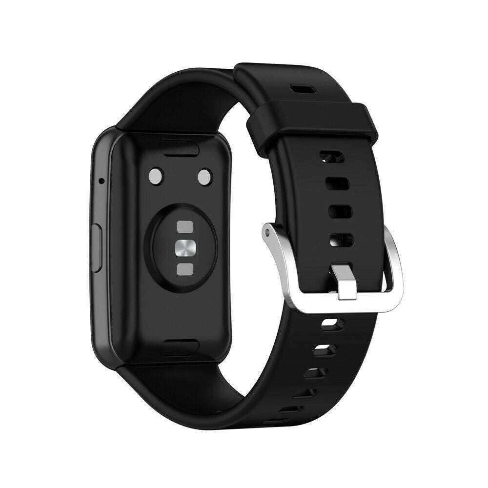 Pulseira de Silicone Preta Huawei Watch Fit para Huawei Watch Fit