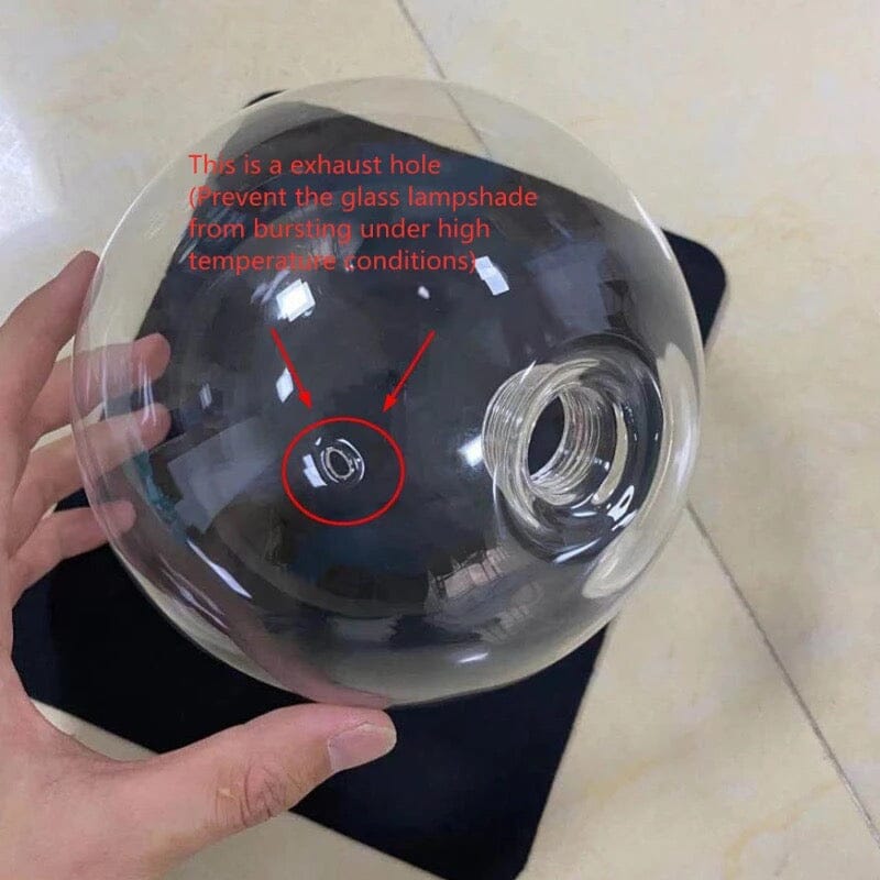 Suspensions en globe de verre pour cuisines et chambres modernes