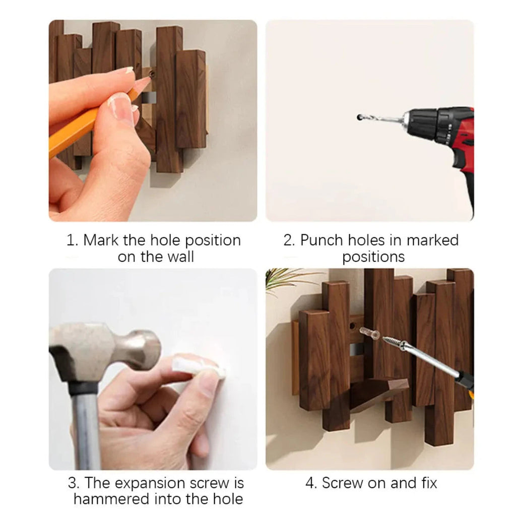 Wooden Piano Coat Rack | Ormexis