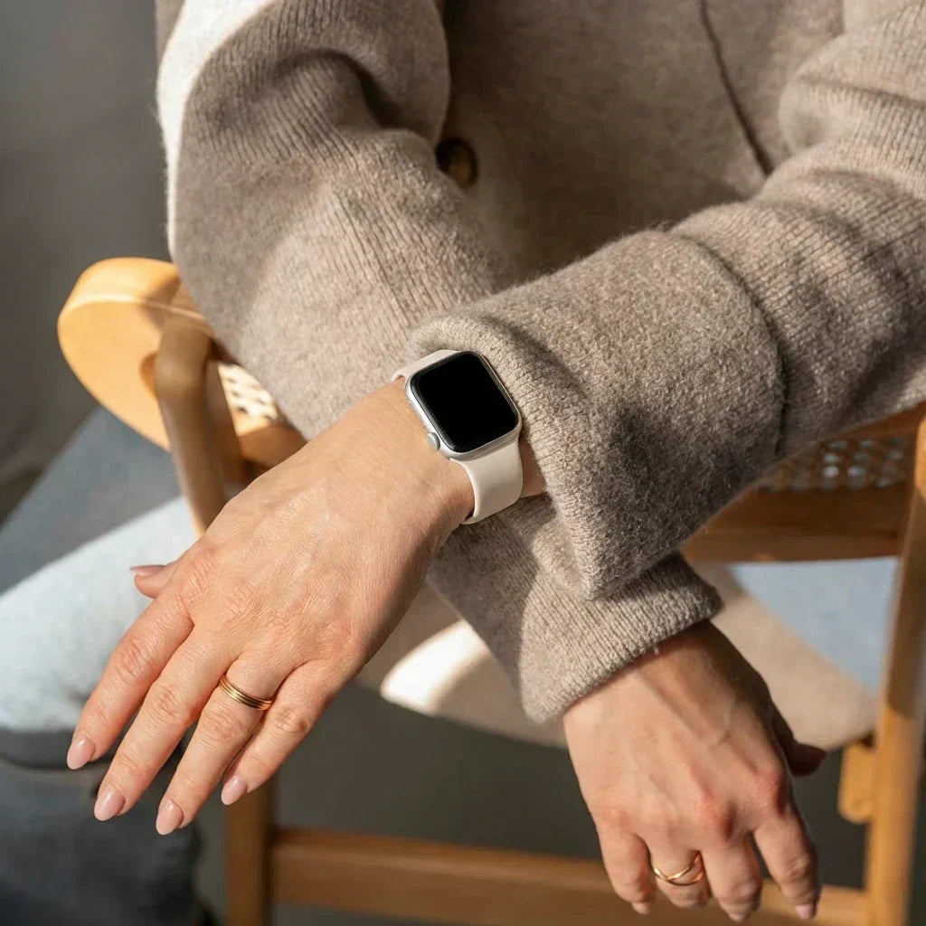 Starlight silikonrem for Apple Watch i alle serier