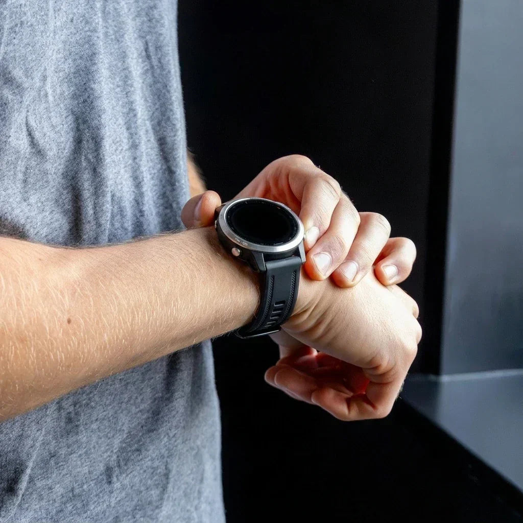 Szilikon óraszíj Garmin Fenix 5S és 6S modellekhez