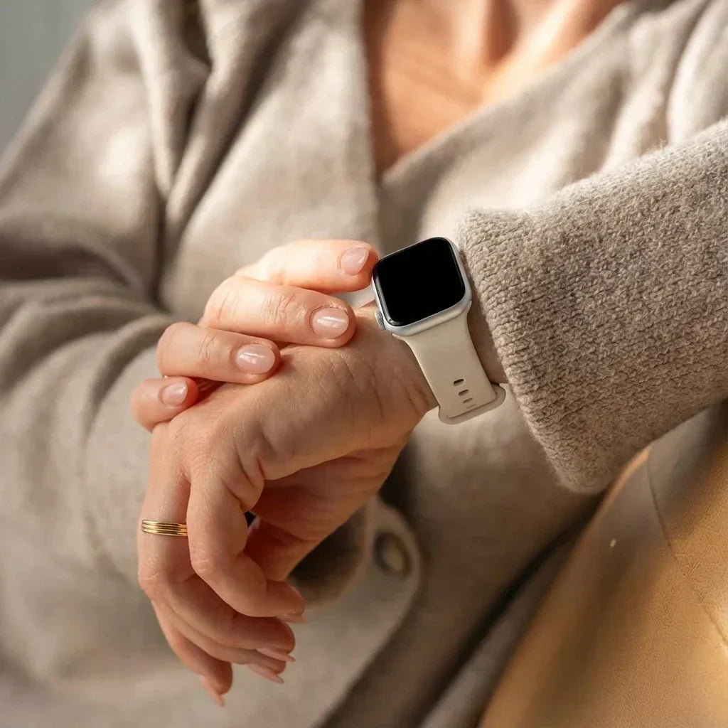 Starlight silikonrem for Apple Watch i alle serier
